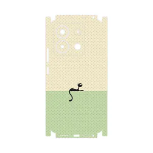 MAHOOT Minimal Internet Cat Icon-FullSkin Cover Sticker for Xiaomi Redmi Note 13 Pro 5G