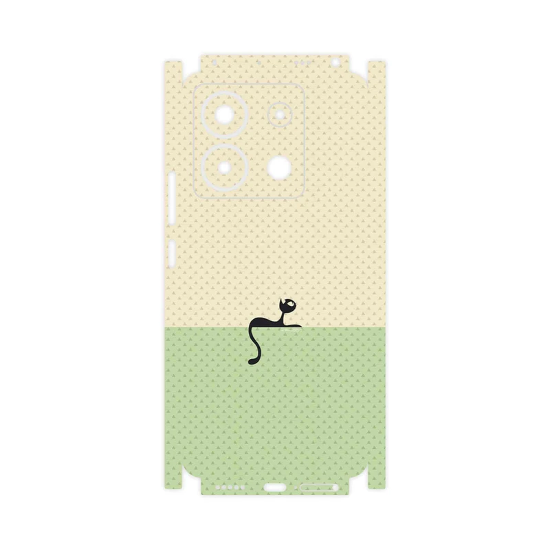برچسب پوششی ماهوت مدل Minimal Internet Cat Icon-FullSkin مناسب برای گوشی موبایل شیائومی Redmi Note 13 Pro 5G