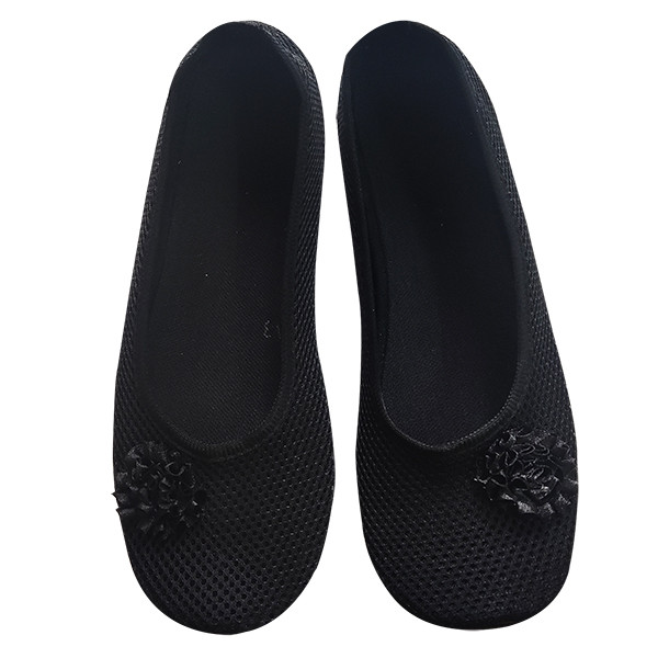 پاپوش زنانه تن پوش هنگامه مدل پاپوش کف چرم روفرشی کد FP11