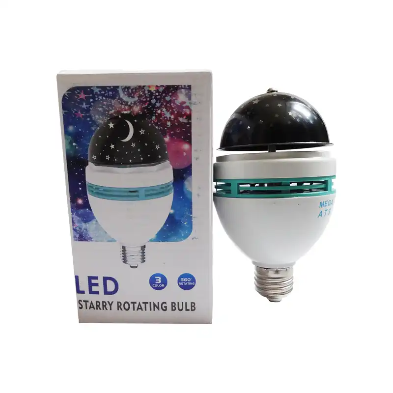 رقص نور مدل ماه و ستاره گردان پایه E27