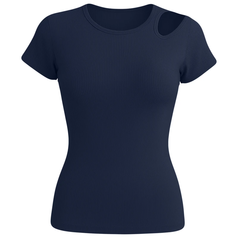 تی‌شرت راحتی آستین کوتاه زنانه مدل آنیل کد 02