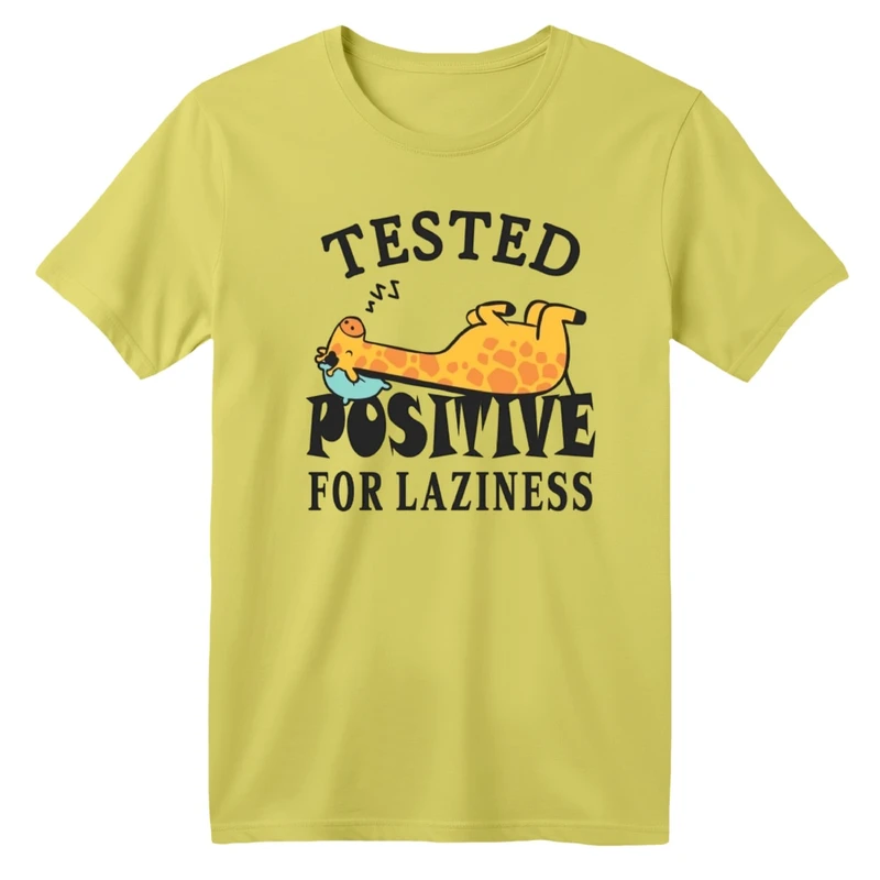 تی شرت آستین کوتاه بچگانه مدل زرافه خوابیده