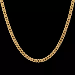 زنجیر طلا 18 عیار زنانه طلای مستجابی مدل توپر کد 40