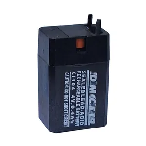 باتری سیلد اسید 4 ولت 400 میلی آمپر دی ام سل مدل DM-4-400