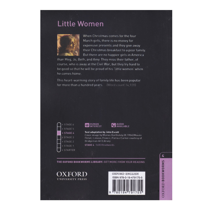 کتاب Oxford Bookworms 4 Little Women اثر Louisa May Alcott انتشارات الوندپویان