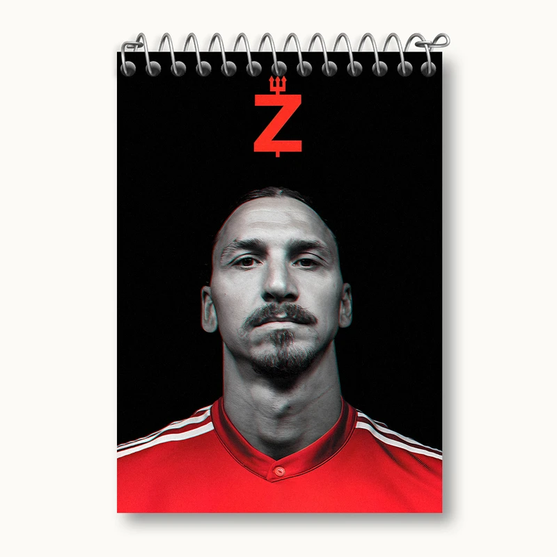 دفتر یادداشت 50 برگ خندالو طرح زلاتان ابراهیموویچ کد N2802