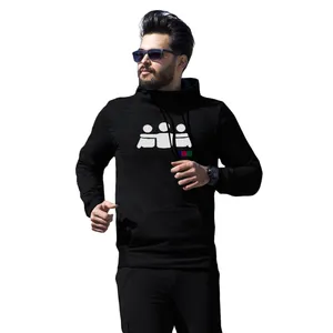 هودی مردانه برساد مدل D102 رنگ مشکی