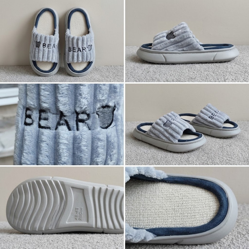 دمپایی پولیشی مردانه مدل THE BEAR
