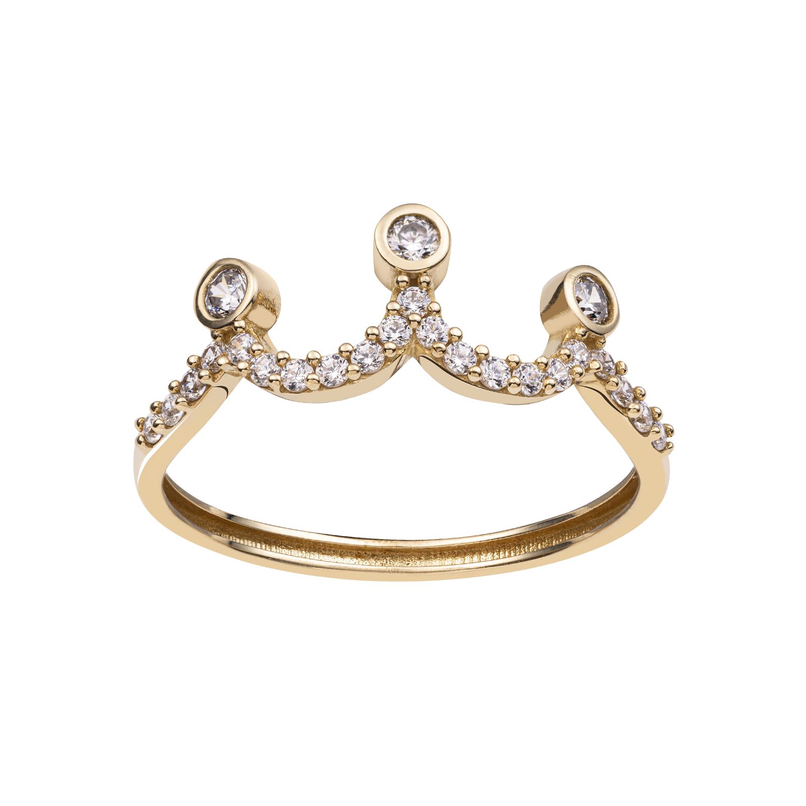 انگشتر طلا 18 عیار زنانه جواهری سون مدل 3353 -  - 1