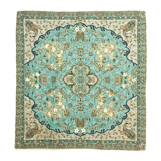 روميزي ترمه مدل شاه عباسي