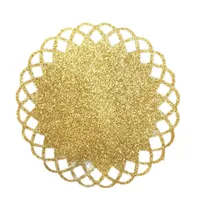 زیر لیوانی مدل چرم اکلیلی کد 1