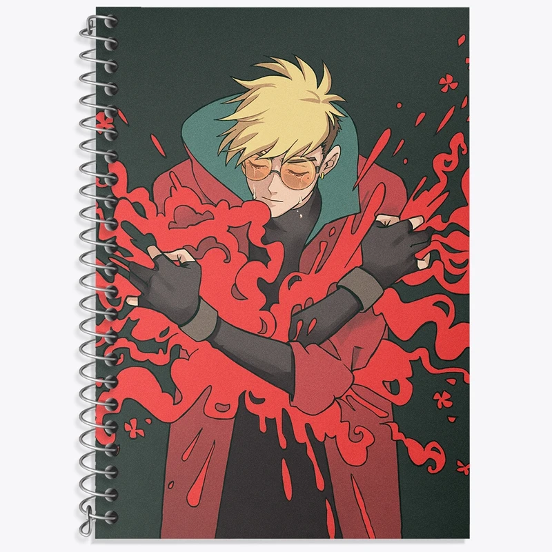 دفتر لغت 50 برگ خندالو طرح وش انیمه تریگان (Trigun) کد 36217