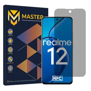 Master Resistant model privacy screen protector suitable for Realme 12 4G Mobile phone