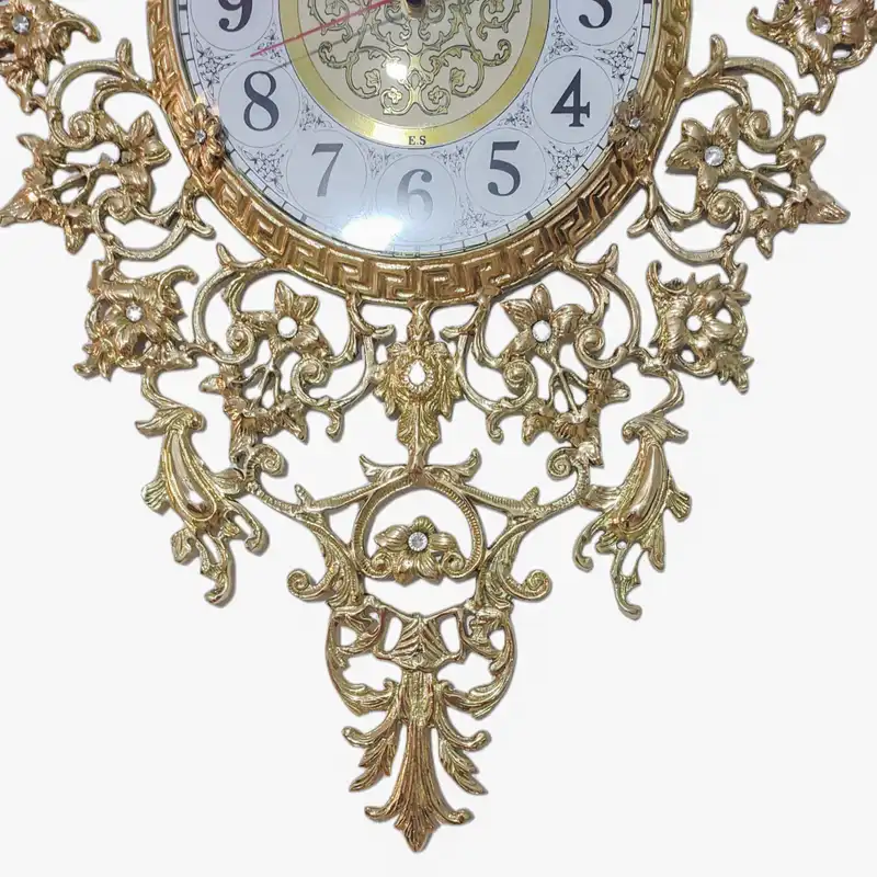 ساعت برنجی مدل تاجی