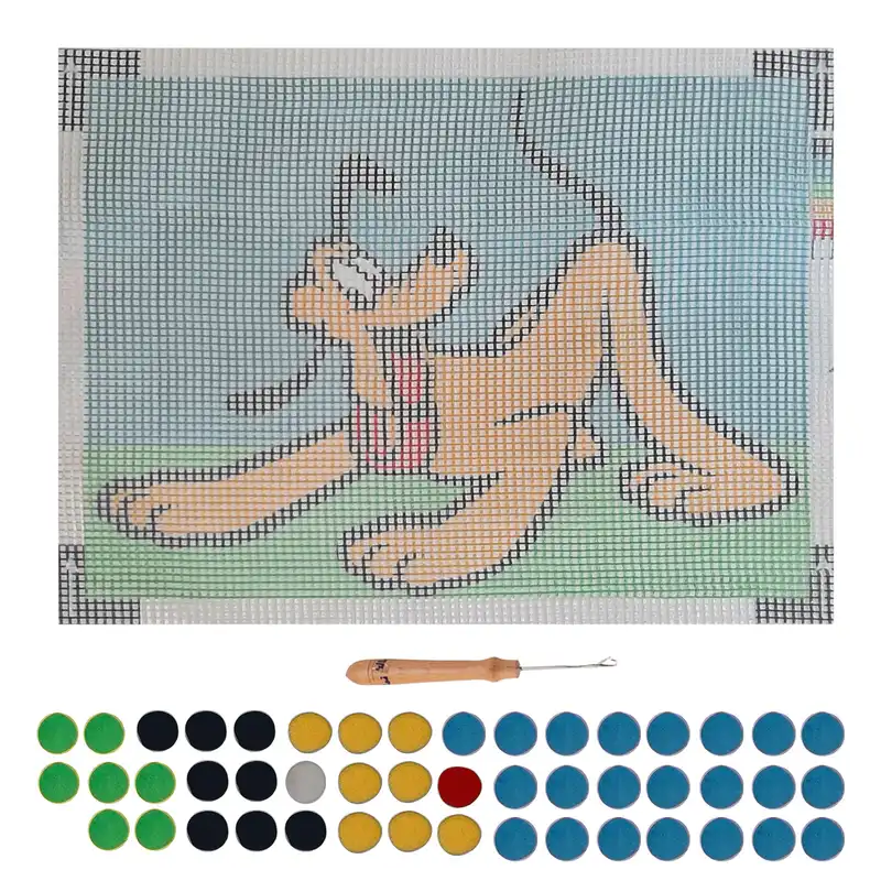 بسته فرشینه بافی مدل 1120 مجموعه 49 عددی