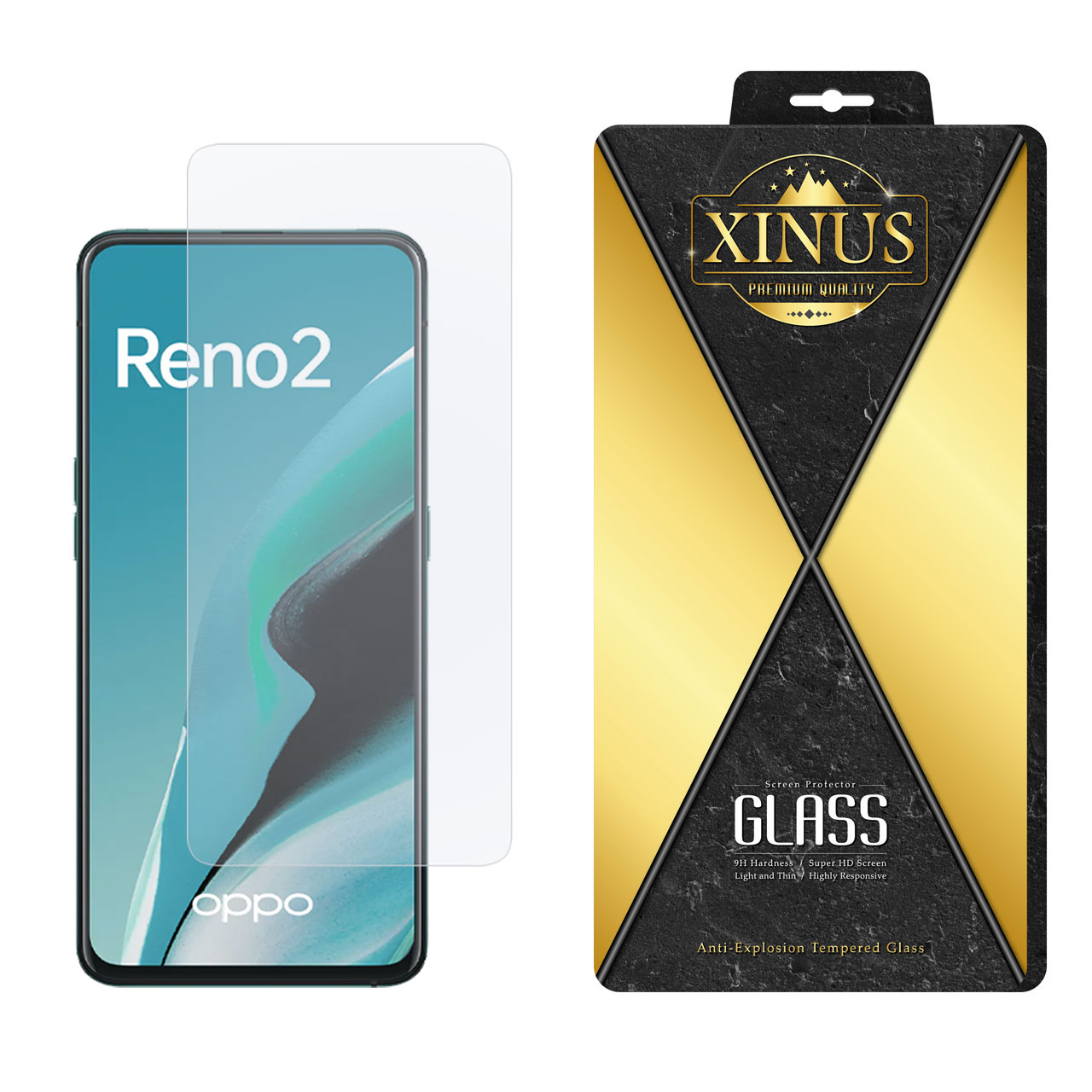 محافظ صفحه نمایش ژینوس مدل XSP مناسب برای گوشی موبایل اوپو Reno2