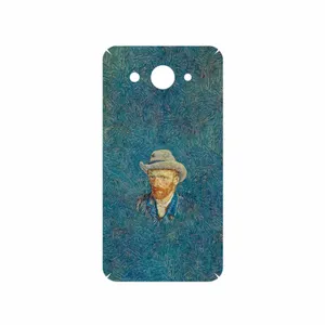 MAHOOT Self portrait with a gray felt hat Cover Sticker for Huawei Y3 2018