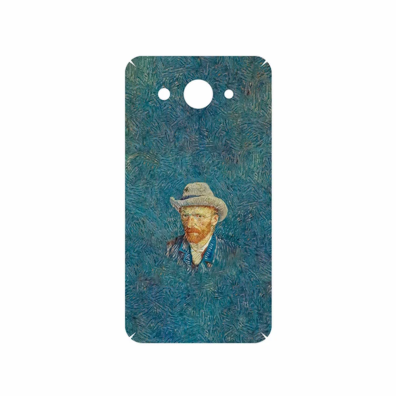برچسب پوششی ماهوت مدل Self portrait with a gray felt hat مناسب برای گوشی موبایل هوآوی Y3 2018