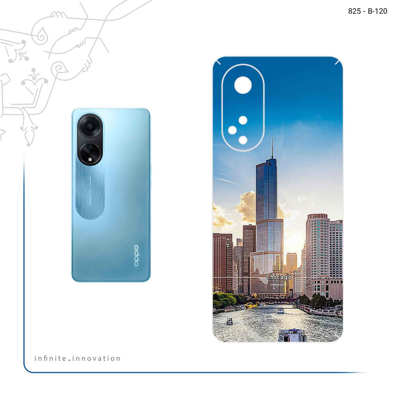 برچسب پوششی ماهوت مدل City of Chicago مناسب برای گوشی موبایل اپو A98