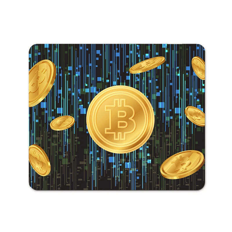 ماوس پد پاد آفرین مدل بیت کوین کریپتو فارکس ترید ارزدیجیتال کد P291 سایز 19*24 سانتی متر