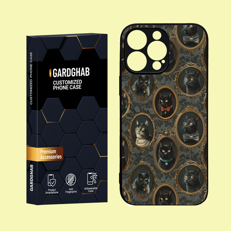 کاور گارد قاب مدل دور ژله ای پشت گلس فانتزی  مناسب برای گوشی موبایل  اپل  iPhone 16 Pro Max