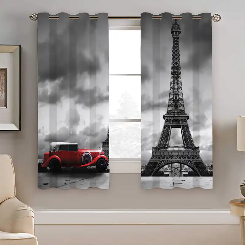 پرده نیروانا طرح مدرن مدل هازان کد 4197 سایز 140×200 سانتی متر