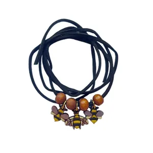 دستبند زنانه مدل گره ای طرح زنبور کد HC229