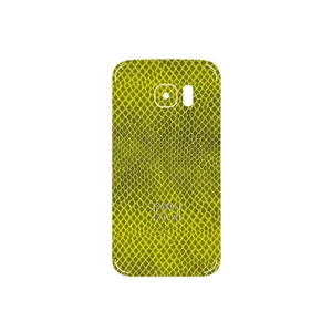 MAHOOT Yellow Snake Skin Cover Sticker for Samsung Galaxy S7