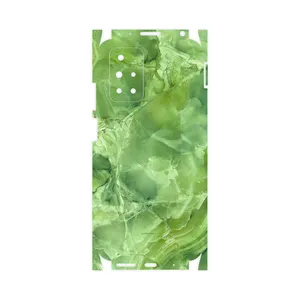 MAHOOT Green-Crystal-Marble-FullSkin Cover Sticker for Xiaomi Redmi 10 Prime