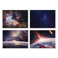 پوستر طرح فضا کد A-1992 مجموعه 4 عددی