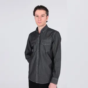 پیراهن آستین بلند یقه برگردان مردانه پاتن جامه مدل 04MR8691