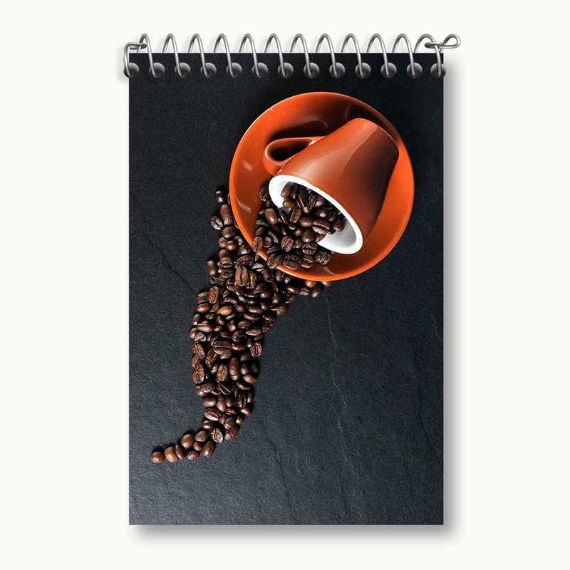 دفتر یادداشت 50 برگ خندالو مدل قهوه Coffee کد F59