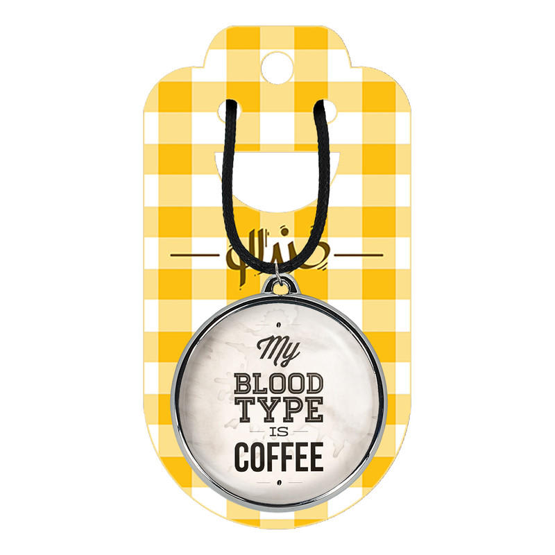 گردنبند خندالو مدل قهوه Coffee کد 2199521998 گردنبند خندالو مدل قهوه Coffee کد 2199521998