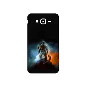 MAHOOT Skyrim Game Series Cover Sticker for Samsung Galaxy J7 Core