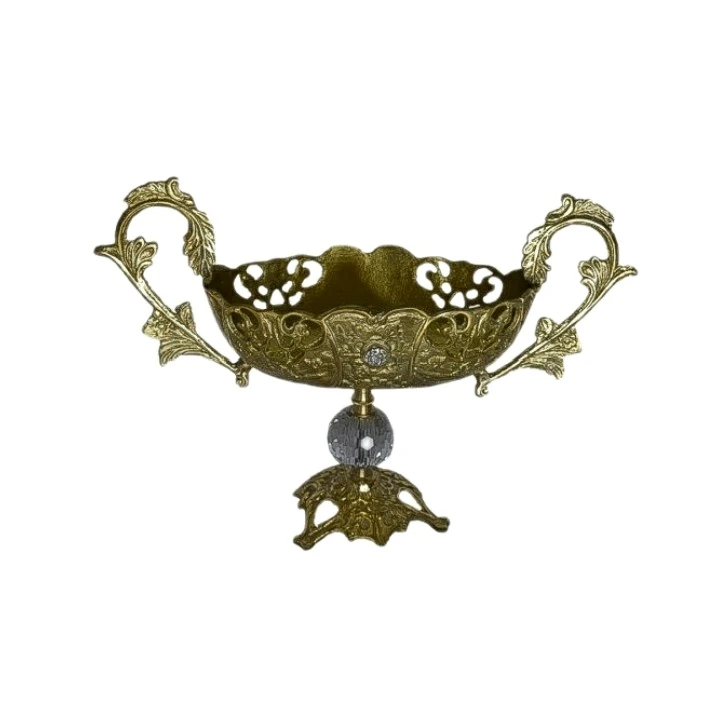 شکلات خوری برنزی مدل کشکول کد S-4212