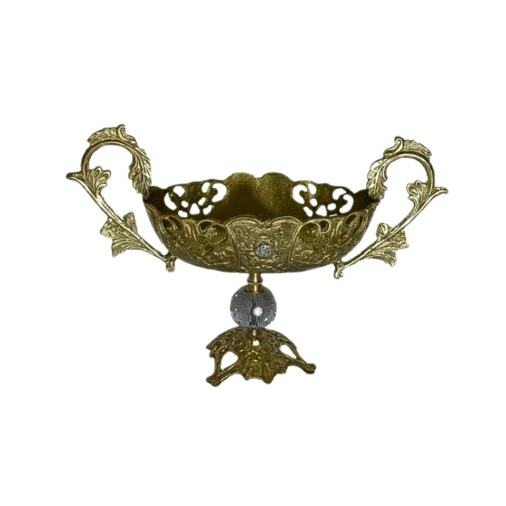 شکلات خوری برنزی مدل کشکول کد S-4212
