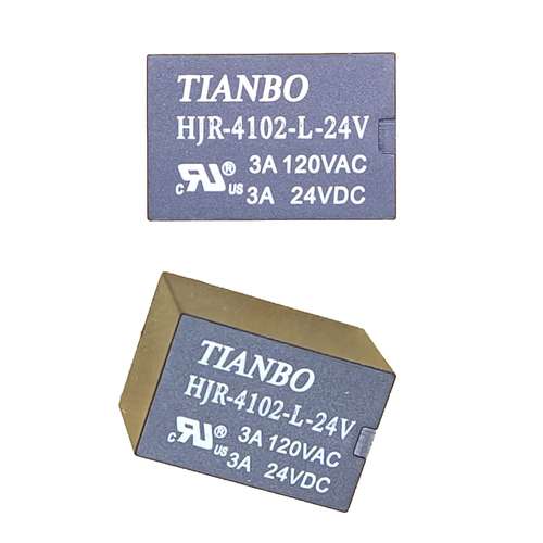 رله 24 ولت تیانبو مدل HJR4102L24v بسته 2 عددی