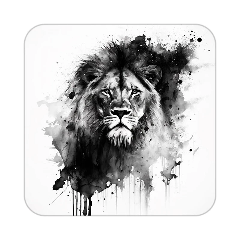 زیر لیوانی کاکتی طرح شیر مدل mp22980