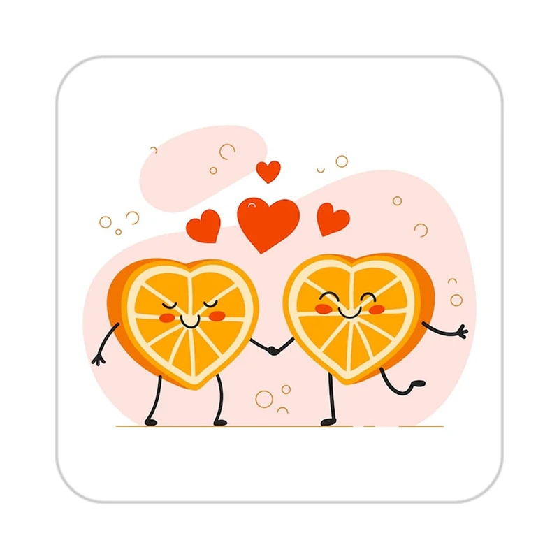 زیر لیوانی کاکتی طرح عاشقانه مدل mp37910