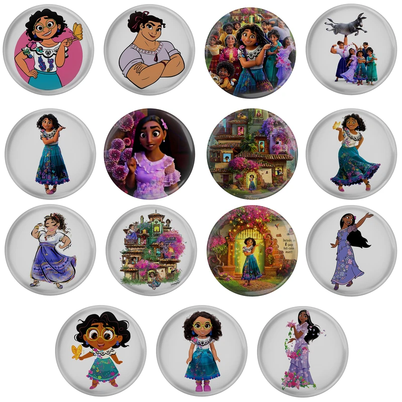 پیکسل مدل S2-25 طرح انیمیشن کارتون انکانتو افسون مجموعه 15 عددی