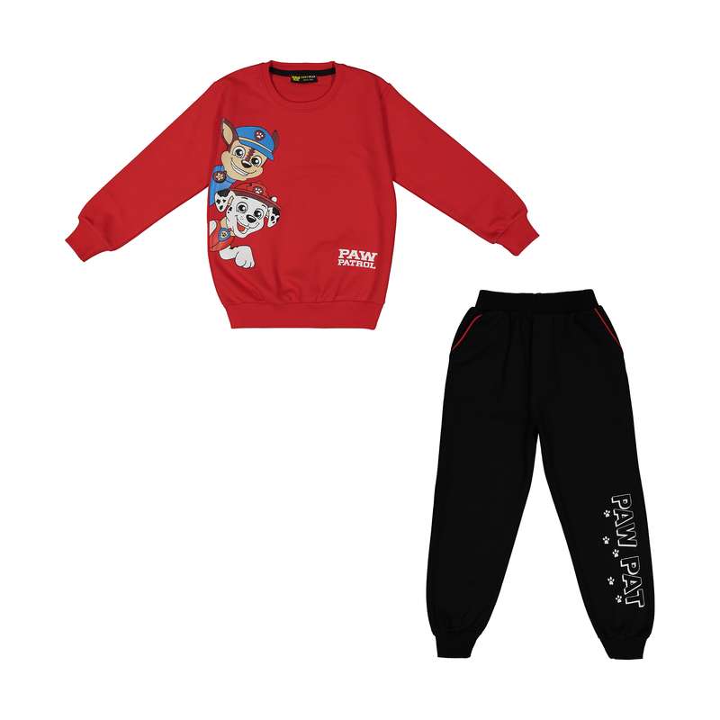 ست سویشرت و شلوار پسرانه خرس کوچولو مدل 2011260-72