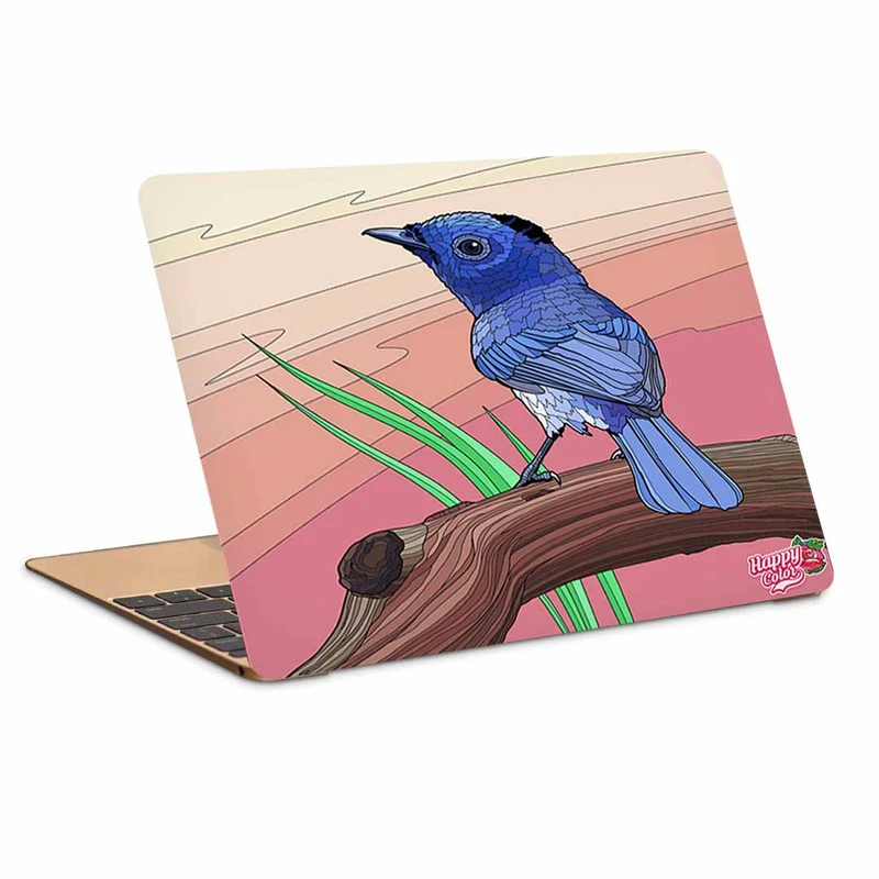 استیکر لپ تاپ طرح پرنده رنگ کد P-72مناسب برای لپ تاپ 15.6 اینچ