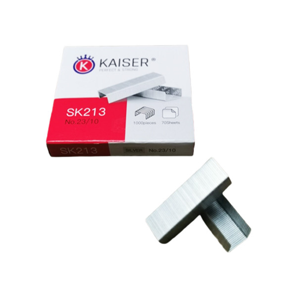 سوزن منگنه کایزر کد SK213 سایز 23/10  بسته 1000 عددی
