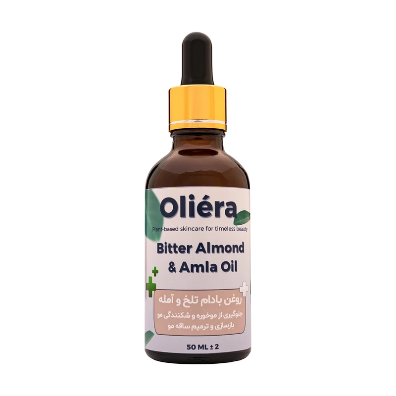 روغن ترکیبی بادام تلخ و آمله اُلیئرا مدل ++A حجم 50 میلی لیتر