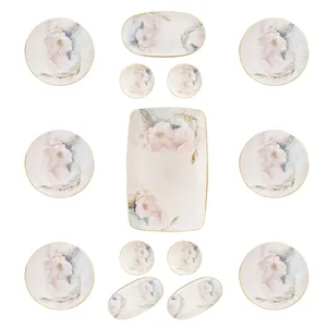 سرویس صبحانه‌خوری 14 پارچه 6 نفر مدل GONUL KAHVALTI