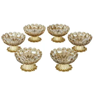 مجموعه ظروف هفت سین 6 پارچه چشمه نور مدل C2124/6-A