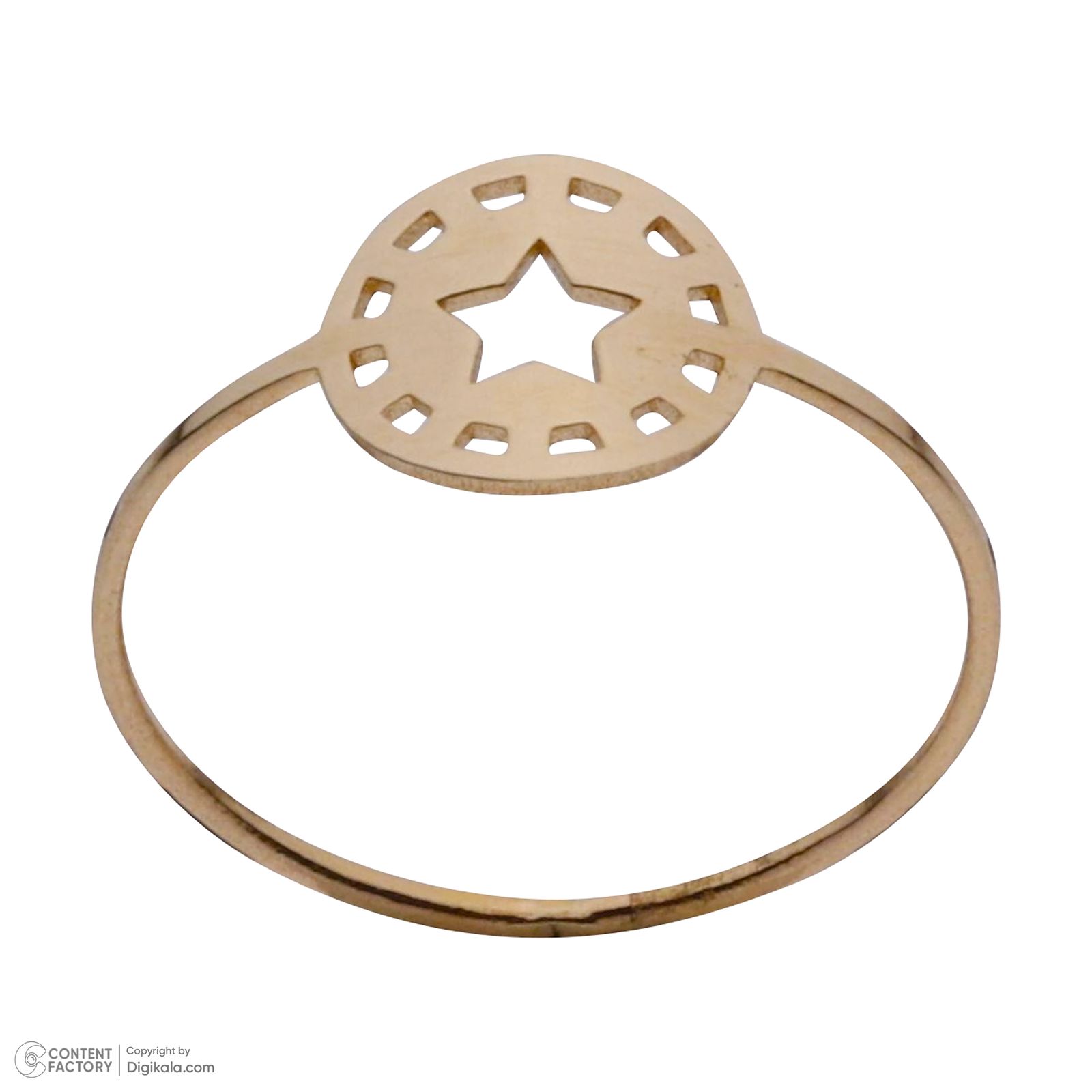 انگشتر طلا 18 عیار زنانه مایا ماهک مدل MR1126 طرح ستاره -  - 3