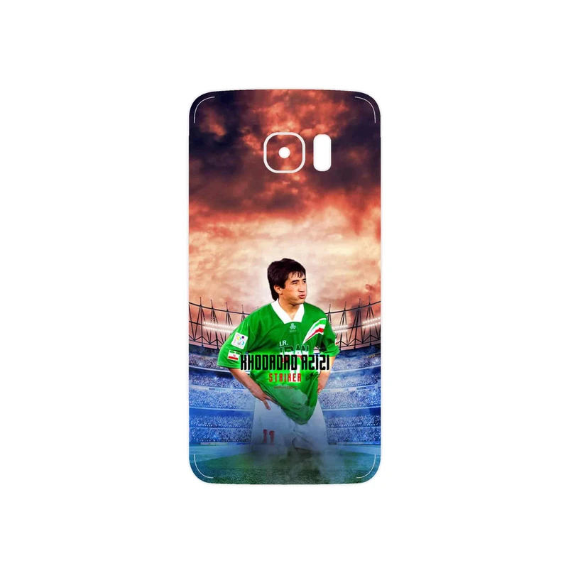 برچسب پوششی ماهوت مدل Khodadad Azizi مناسب برای گوشی موبایل سامسونگ Galaxy S7 Edge