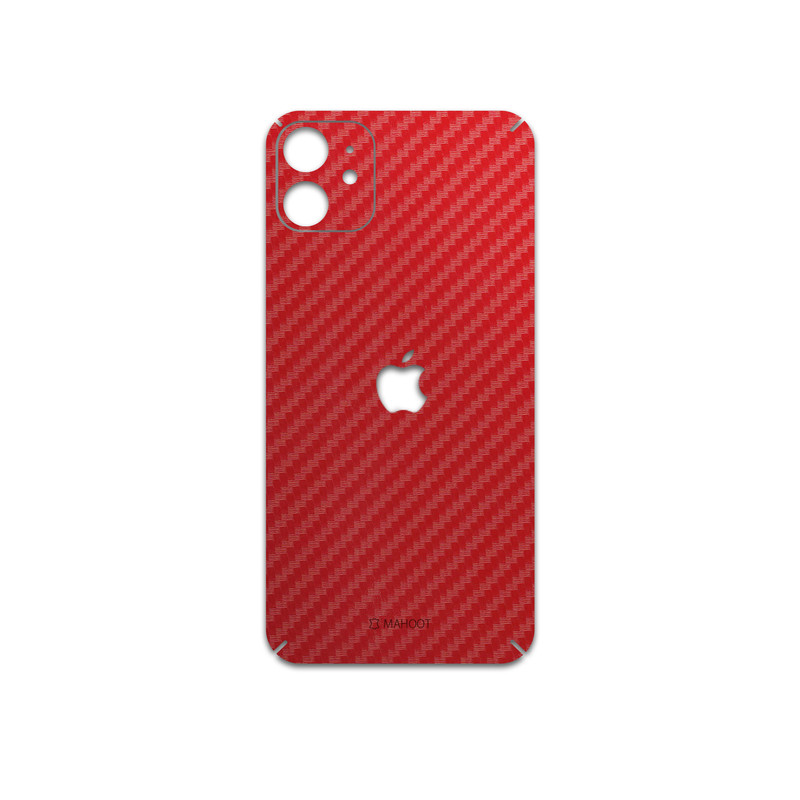 برچسب پوششی ماهوت مدل Red-Fiber مناسب برای گوشی موبایل اپل iPhone 11