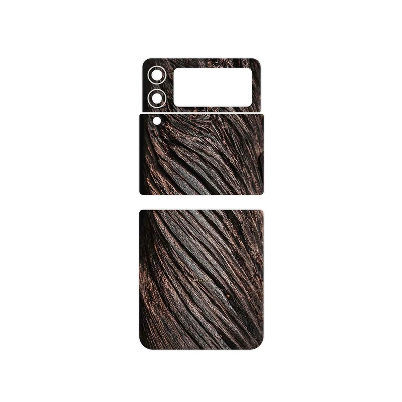برچسب پوششی ماهوت مدل Wood Texture 9 مناسب برای گوشی موبایل سامسونگ Galaxy Z Flip3 5G